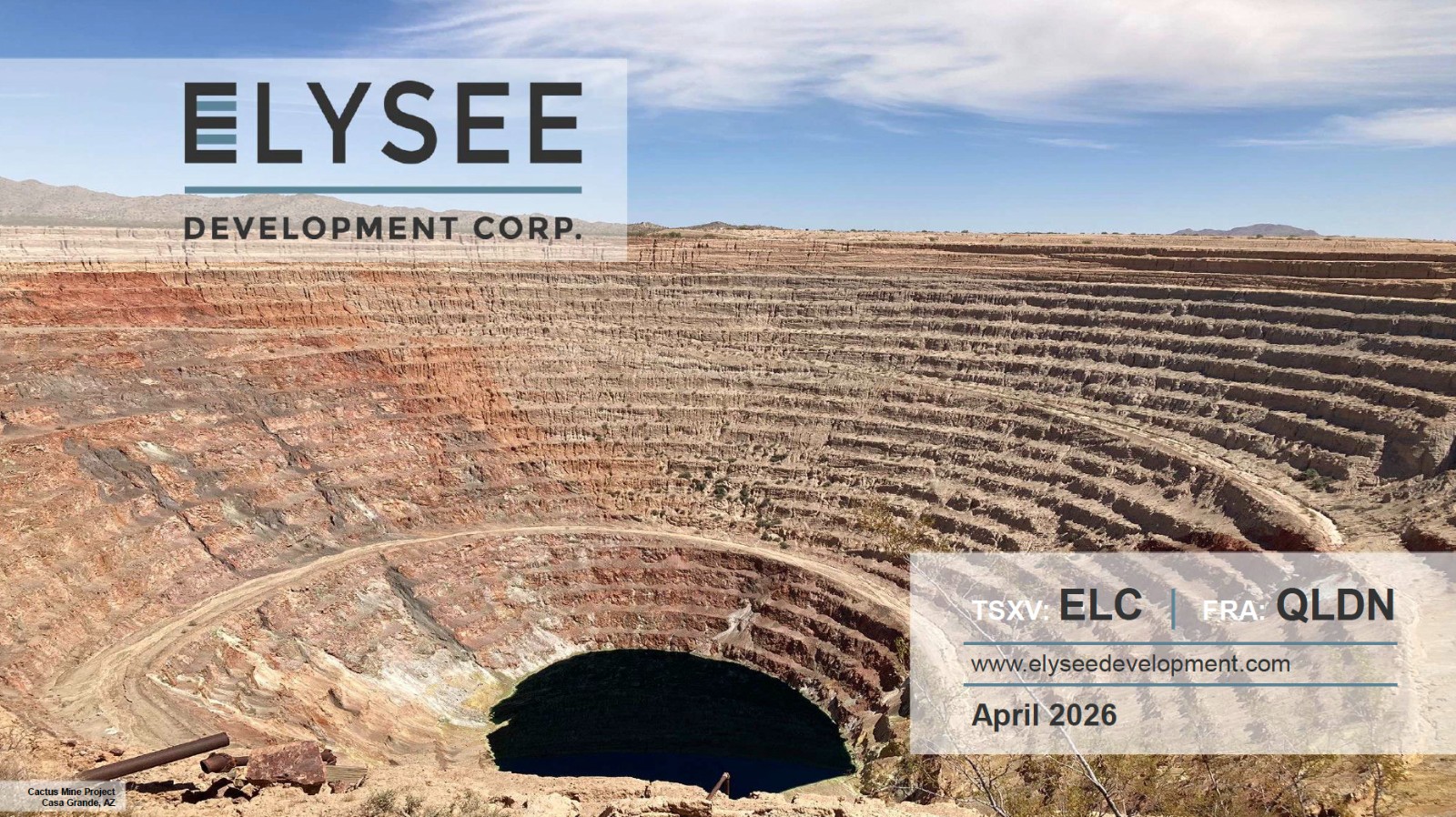 Corporate Presentation – April 2026